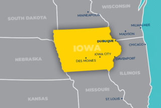 Surrounding Iowa States