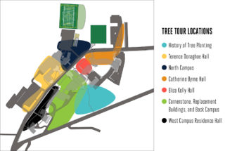 2018 Campus Map-memorial trees