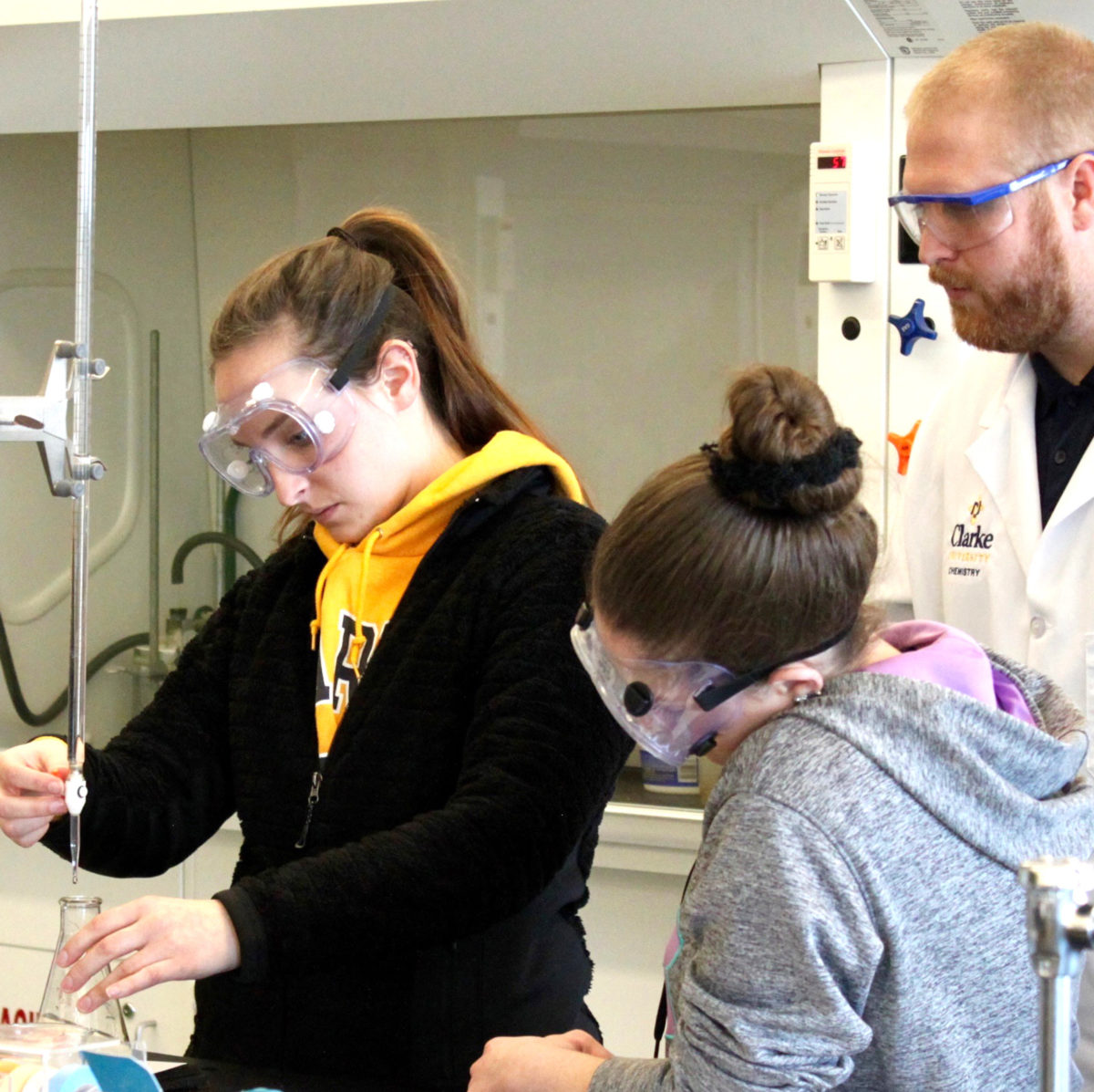 Chemistry Degree Program Students and Clarke University - Full Size