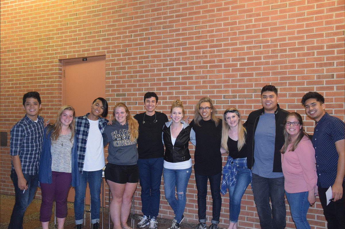 Group of Clarke students with Filharmonic - Full Size