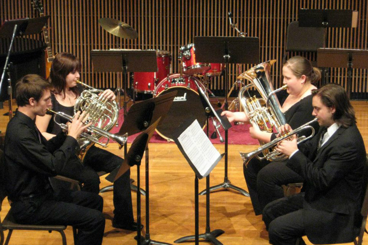 Clarke University Music Major Students learning - Full Size