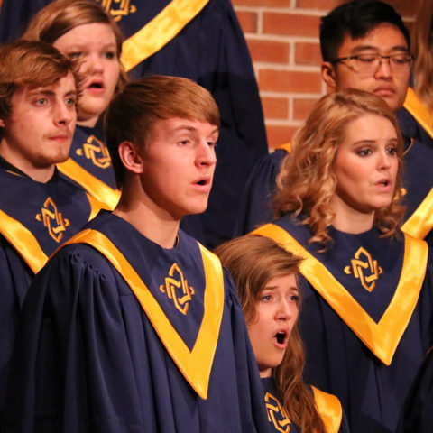 Clarke Univversity Music Majors participating in choir