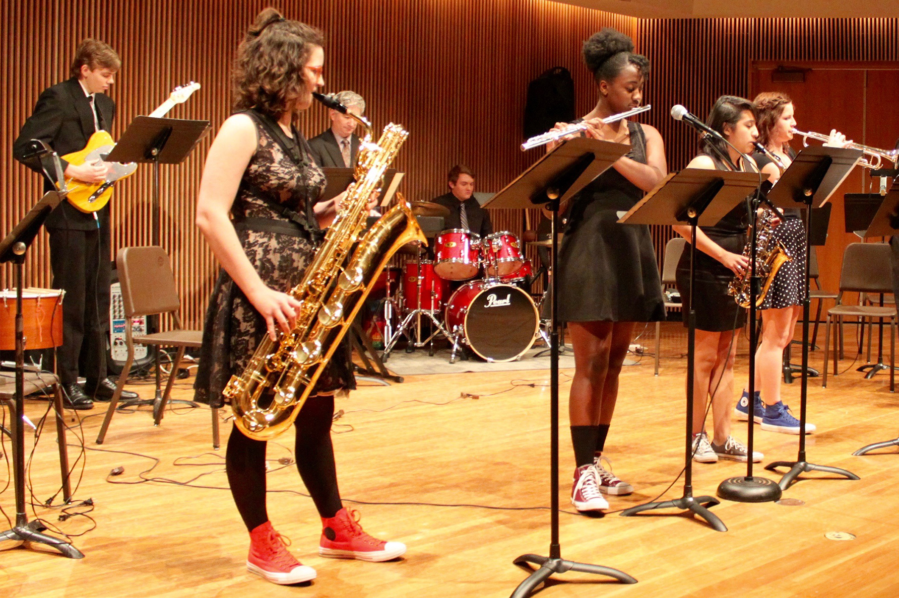 Music Majors performing at Clarke University