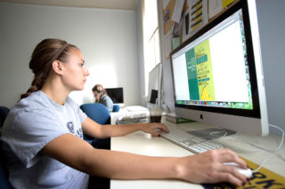 Communications Majors have full access to Clarke'sm media studies computer lab