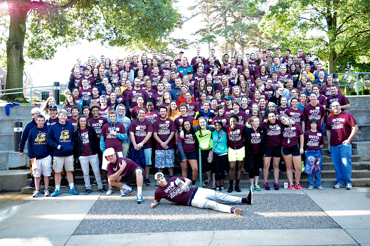 Clarke University Into the Streets event - Full Size