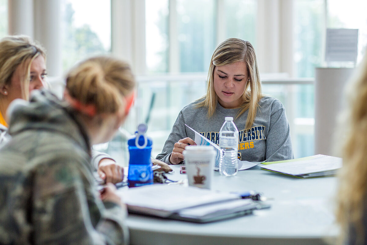 Sociology Degree students studying at Clarke University - Full Size